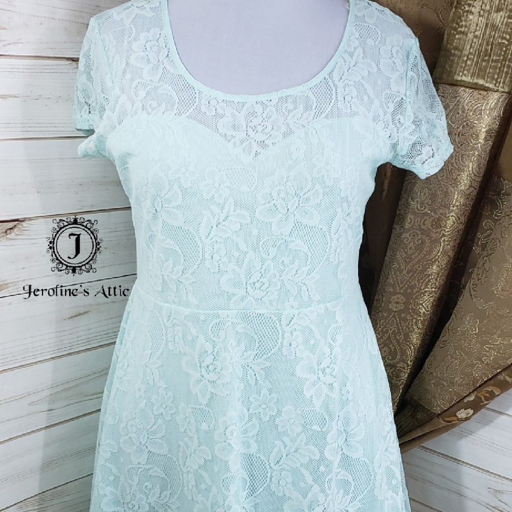 No Boundaries Mint Green Dress